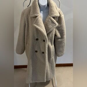 Bear paw maxi Sherpa coat